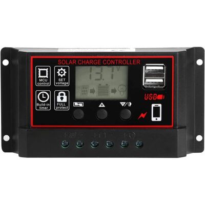 OEM Regolatore Di Carica Solare 12v 24v 50a, Regolatore Fotovoltaico Per Caricabatterie Ad Energia Solare 50a Con Display Digitale Con Uscita Usb 5v OEM Regolatore Di Carica Solare 12v 24v 50a, Regolatore Fotovoltaico Per Caricabatterie Ad Energia Solare 50a Con Display Digitale Con Uscita Usb 5v