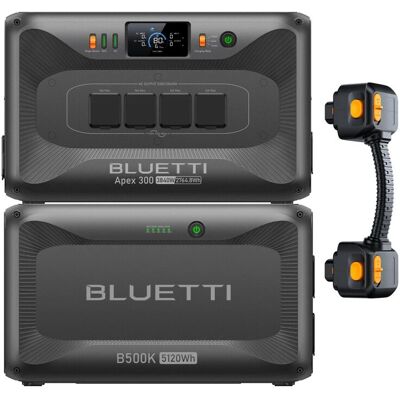 BLUETTI Kit Apex 300 (ac380) & B500k2 - 4x3840w, 7.88kwh BLUETTI Kit Apex 300 (ac380) & B500k2 - 4x3840w, 7.88kwh