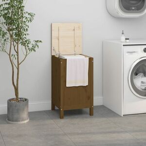 vidaXL Cassa per bucato in pino - Fascino rustico vidaXL Cassa per bucato in pino - Fascino rustico