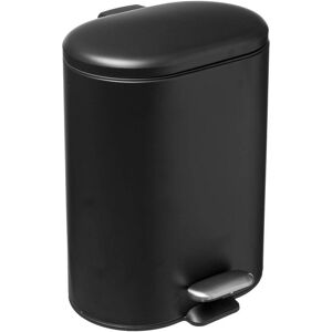 5FIVE SIMPLY SMART Cestino Per Rifiuti In Metallo Siliflex Con Chiusura Ammortizzata 6l Nero - 5five 5FIVE SIMPLY SMART Cestino Per Rifiuti In Metallo Siliflex Con Chiusura Ammortizzata 6l Nero - 5five