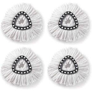 XISRENS Set Di Ricarica Per Mocio Csparcv Da 4 Pezzi, Testine Per Mocio Compatibili Con Vileda Turbo Easywring And Clean, Testina Con Frange In Microfibra, Testine Di Ricambio Per Mocio Compatibili Con Vileda XISRENS Set Di Ricarica Per Mocio Csparcv Da 4 Pezzi, Testine Per Mocio Compatibili Con Vileda Turbo Easywring And Clean, Testina Con Frange In Microfibra, Testine Di Ricambio Per Mocio Compatibili Con Vileda