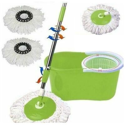 SHOPPING IN RETE Easy Mop 360° Rotante Roto Mocio In Microfibra Strizzatore Casa Con Secchio SHOPPING IN RETE Easy Mop 360° Rotante Roto Mocio In Microfibra Strizzatore Casa Con Secchio