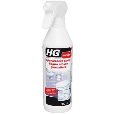 HG - Igienizzante spray bagno ad uso giornaliero - 500ml HG - Igienizzante spray bagno ad uso giornaliero - 500ml