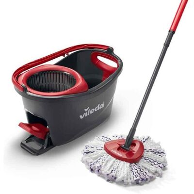 Vileda 4023103227446 Mop, Mop E Secchio Serbatoio Singolo Nero, Rosso - Vileda 4023103227446 Mop, Mop E Secchio Serbatoio Singolo Nero, Rosso -