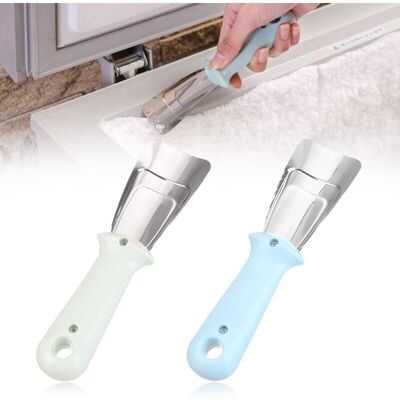 TKAAKT Set Di 2 Accessori Per Frigorifero: Raschietto Per Sbrinamento In Plastica Rigida, Strumento Resistente Per Raschiare Il Ghiaccio Nei Congelatori E Per Il Ghiaccio Tritato. TKAAKT Set Di 2 Accessori Per Frigorifero: Raschietto Per Sbrinamento In Plastica Rigida, Strumento Resistente Per Raschiare Il Ghiaccio Nei Congelatori E Per Il Ghiaccio Tritato.