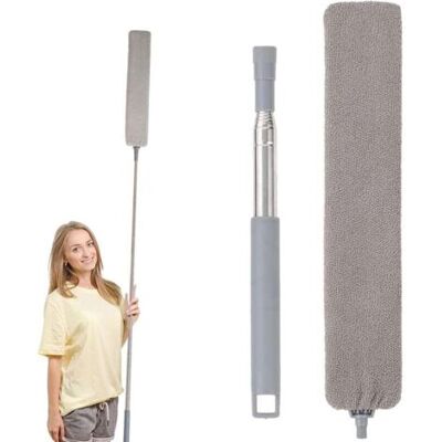 FOCTRO Scopa Telescopica Per Tavoli Da Cucina – Telescopica Panno Per La Polvere – Aspiratore Per Fessure Estendibile – Manico Regolabile (41,5–214 Cm) – Per Dormire, Mobili E Pavimenti, Polvere Domestica FOCTRO Scopa Telescopica Per Tavoli Da Cucina – Telescopica Panno Per La Polvere – Aspiratore Per Fessure Estendibile – Manico Regolabile (41,5–214 Cm) – Per Dormire, Mobili E Pavimenti, Polvere Domestica