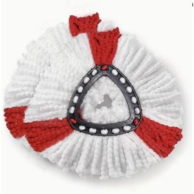 OEM Confezione Da 5 Testine Per Mocio In Microfibra Vileda Per La Sostituzione Di Moci Con Frange In Plastica Con Un Diametro Di 15 OEM Confezione Da 5 Testine Per Mocio In Microfibra Vileda Per La Sostituzione Di Moci Con Frange In Plastica Con Un Diametro Di 15