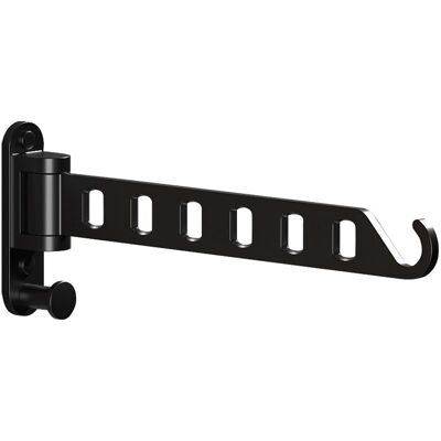 TAPWORKS Stendibiancheria Da Parete - Armadio - Asciugatrice - Stendibiancheria Pieghevole - Appendiabiti A Stelo - Gancio-nero - Gancio Per Abiti - Vestiti Da Parete Scaffale In Metallo - Nero TAPWORKS Stendibiancheria Da Parete - Armadio - Asciugatrice - Stendibiancheria Pieghevole - Appendiabiti A Stelo - Gancio-nero - Gancio Per Abiti - Vestiti Da Parete Scaffale In Metallo - Nero
