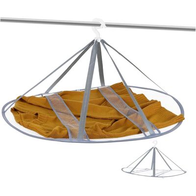 GABRIELLE Rete Stendibiancheria Sospesa - Asciugatrice A Rete Per Vestiti, Stendino Piatto Per Capi Delicati, Pieghevole E Leggero, Ideale Per Campeggio E Casa GABRIELLE Rete Stendibiancheria Sospesa - Asciugatrice A Rete Per Vestiti, Stendino Piatto Per Capi Delicati, Pieghevole E Leggero, Ideale Per Campeggio E Casa