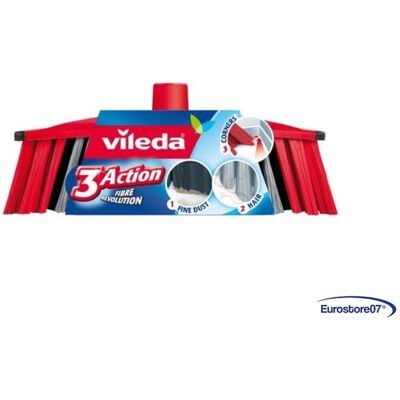 Vileda Scopa Domestica 3 Action Con Tre Setole Diverse -- 6 Pezzi Vileda Scopa Domestica 3 Action Con Tre Setole Diverse -- 6 Pezzi
