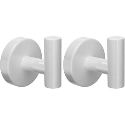 DPZO Set Di 4 Ganci Da Parete Per Bagno, Gancio Per Asciugamani Da Cucina, Gancio Per Quadri, Ganci Per Asciugamani Da Bagno, Portasciugamani In Acciaio Inox Sus 304, Appendiabiti (bianco) DPZO Set Di 4 Ganci Da Parete Per Bagno, Gancio Per Asciugamani Da Cucina, Gancio Per Quadri, Ganci Per Asciugamani Da Bagno, Portasciugamani In Acciaio Inox Sus 304, Appendiabiti (bianco)