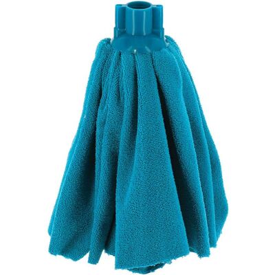 TENDANCE Scopa Rotonda Ad Anello In Microfibra - Blu Anatra - TENDANCE Scopa Rotonda Ad Anello In Microfibra - Blu Anatra -