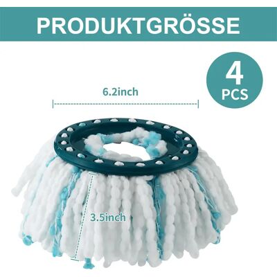OEM Una Testina Di Ricambio Per Il Mini Mocio A Doppio Disco Geschikt Voor Clean Twist, Noto Anche Come Mocio Rotante Geschikt Voor Leifheit. OEM Una Testina Di Ricambio Per Il Mini Mocio A Doppio Disco Geschikt Voor Clean Twist, Noto Anche Come Mocio Rotante Geschikt Voor Leifheit.