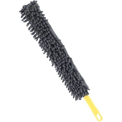 TENDANCE Spolverino In Microfibra Con Rivestimento In Ciniglia Sfoderabile E Lavabile - Grigio Curry - TENDANCE Spolverino In Microfibra Con Rivestimento In Ciniglia Sfoderabile E Lavabile - Grigio Curry -