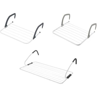 BIANCHERIAWEB Stendino Balcone Stendi Biancheria Calorifero Compatto Resistente Vari Modelli, Misurastendinocoloreguendalina BIANCHERIAWEB Stendino Balcone Stendi Biancheria Calorifero Compatto Resistente Vari Modelli, Misurastendinocoloreguendalina