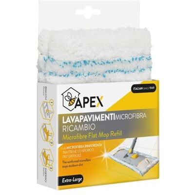Apex - Panno Spazzolone Flat Mop Cm 40 10182 Apex - Panno Spazzolone Flat Mop Cm 40 10182