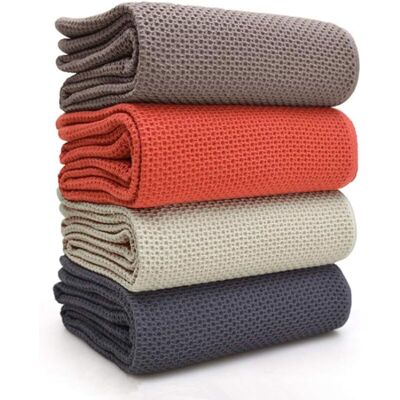 ENLENK Asciugamani Da Cucina In Tessuto Goffrato, Strofinacci Da Cucina, Panni Per Stoviglie, Ideali Per La Cucina Domestica, Fazzoletti Per La Pulizia, 33 X 71,1 Cm, Set Di 4 Colori Misti ENLENK Asciugamani Da Cucina In Tessuto Goffrato, Strofinacci Da Cucina, Panni Per Stoviglie, Ideali Per La Cucina Domestica, Fazzoletti Per La Pulizia, 33 X 71,1 Cm, Set Di 4 Colori Misti