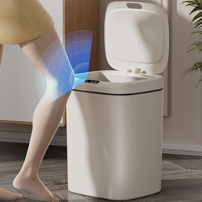 Infinite Cestino Automatico Senza Contatto Da 14 Litri Con Sensore, Ideale Per Ufficio, Cucina E Bagno, Con Modalità Intelligenti E Vano Porta Sacchetti Integrato. Infinite Cestino Automatico Senza Contatto Da 14 Litri Con Sensore, Ideale Per Ufficio, Cucina E Bagno, Con Modalità Intelligenti E Vano Porta Sacchetti Integrato.