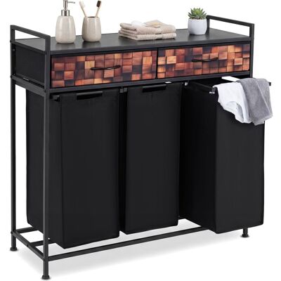 COSTWAY Cesto Biancheria Sporca Portabiancheria Porta Bagno Cassetti Cesta Cestino Mobile Contenitore Sacco 3 Scomparti Salvaspazio Moderno Estraibile Rimovib COSTWAY Cesto Biancheria Sporca Portabiancheria Porta Bagno Cassetti Cesta Cestino Mobile Contenitore Sacco 3 Scomparti Salvaspazio Moderno Estraibile Rimovib