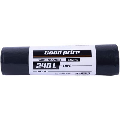 OEM Sacchi Per La Spazzatura 240l Neri In Ldpe, 10 Pezzi, Ottimo Prezzo. OEM Sacchi Per La Spazzatura 240l Neri In Ldpe, 10 Pezzi, Ottimo Prezzo.