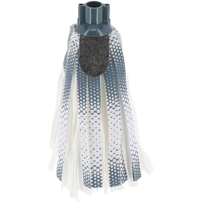 TENDANCE Testa Del Mop In Tessuto Non Tessuto Stampato - Bianco Grigio - TENDANCE Testa Del Mop In Tessuto Non Tessuto Stampato - Bianco Grigio -