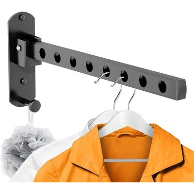 OEM Stendibiancheria Pieghevole Da Parete, Appendiabiti Girevole A 90°, Gancio Da Parete Pieghevole, Gancio Pieghevole Per Balcone, Bagno, Lavanderia (nero, 30 Cm) OEM Stendibiancheria Pieghevole Da Parete, Appendiabiti Girevole A 90°, Gancio Da Parete Pieghevole, Gancio Pieghevole Per Balcone, Bagno, Lavanderia (nero, 30 Cm)