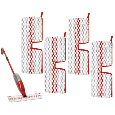 OEM Kit Di Ricariche Per Mocio Spray In Microfibra Da 4 Pezzi, 2 In 1 Riutilizzabile, Mocio Spray Max, Ricariche Rosse E Grigie, Adatto A Tutti I Tipi Di Pavimento OEM Kit Di Ricariche Per Mocio Spray In Microfibra Da 4 Pezzi, 2 In 1 Riutilizzabile, Mocio Spray Max, Ricariche Rosse E Grigie, Adatto A Tutti I Tipi Di Pavimento