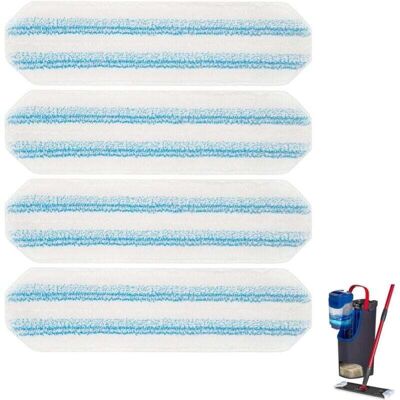 DPZO Set Di 4 Pezzi Compatibili Con H2pro E O-cedar H2pro - Lavabili E Riutilizzabili DPZO Set Di 4 Pezzi Compatibili Con H2pro E O-cedar H2pro - Lavabili E Riutilizzabili