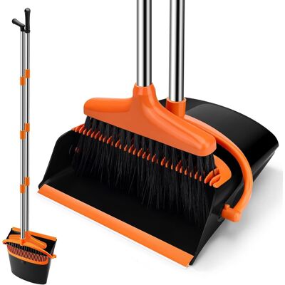 OEM Kit Scopa E Paletta, Kit Scopa Verticale, Paletta Pieghevole Con Design A Pettine, Scopa Retrattile, Kit Scopa Per Casa, Ufficio, Studio (arancione) OEM Kit Scopa E Paletta, Kit Scopa Verticale, Paletta Pieghevole Con Design A Pettine, Scopa Retrattile, Kit Scopa Per Casa, Ufficio, Studio (arancione)