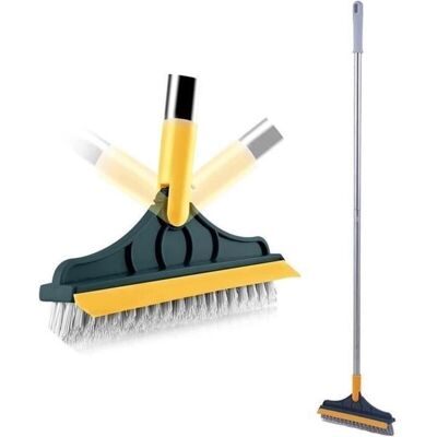 LIIYIELA Ca04375 - Spazzola Lavapavimenti 2 In 1, Spazzola Per La Pulizia Del Bagno Con Tergivetro E Spazzola Rotante A 120° LIIYIELA Ca04375 - Spazzola Lavapavimenti 2 In 1, Spazzola Per La Pulizia Del Bagno Con Tergivetro E Spazzola Rotante A 120°