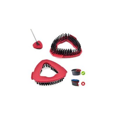 OEM Set Di 2 Testine Di Ricambio Compatibili Con La Base Rotante Per Mocio Vileda Easywring Per La Pulizia Dei Pavimenti (2 Rosse) - Crezuo OEM Set Di 2 Testine Di Ricambio Compatibili Con La Base Rotante Per Mocio Vileda Easywring Per La Pulizia Dei Pavimenti (2 Rosse) - Crezuo
