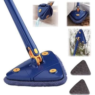 LIIYIELA Mop - Mop - Mocio Triangolare Telescopico Con Design Rotante A 360° E Funzione Di Rimozione Automatica Dell'acqua LIIYIELA Mop - Mop - Mocio Triangolare Telescopico Con Design Rotante A 360° E Funzione Di Rimozione Automatica Dell'acqua