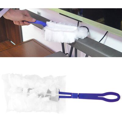 OEM Set Di 10 Punte Per Mocio Elettrostatico Ricaricabile In Microfibra Con Manico In Plastica Adattabile Per Spolverare Con Precisione E Pulire A Secco La Casa Senza Prodotti Chimici. OEM Set Di 10 Punte Per Mocio Elettrostatico Ricaricabile In Microfibra Con Manico In Plastica Adattabile Per Spolverare Con Precisione E Pulire A Secco La Casa Senza Prodotti Chimici.
