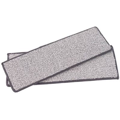 TENDANCE Set Di 2 Coperture In Microfibra Autoportanti Per Set Di Secchi Rettangolari - Grigio - TENDANCE Set Di 2 Coperture In Microfibra Autoportanti Per Set Di Secchi Rettangolari - Grigio -