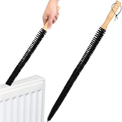 DPZO Spazzola Per Radiatori Con Manico Lungo E Flessibile In Legno - Spazzola A Setole Morbide DPZO Spazzola Per Radiatori Con Manico Lungo E Flessibile In Legno - Spazzola A Setole Morbide