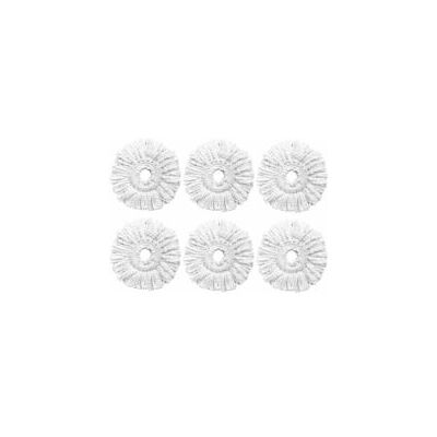 OEM Set Di 6 Testine Di Ricambio Per Mocio Rotante, Compatibili Con Moci Rotanti Di Dimensioni Standard, Facili Da Pulire E Resistenti, In Microfibra - Crezuo OEM Set Di 6 Testine Di Ricambio Per Mocio Rotante, Compatibili Con Moci Rotanti Di Dimensioni Standard, Facili Da Pulire E Resistenti, In Microfibra - Crezuo