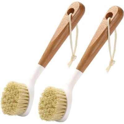 OEM Set Di 2 Spazzole Per Piatti Con Setole Lunghe E Manico In Legno Con Cordino Per Appenderle, Ideale Per Pentole, Piani Di Lavoro, Bagno E Pulizia Della Casa. OEM Set Di 2 Spazzole Per Piatti Con Setole Lunghe E Manico In Legno Con Cordino Per Appenderle, Ideale Per Pentole, Piani Di Lavoro, Bagno E Pulizia Della Casa.