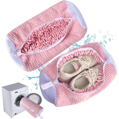 TAPWORKS Shoe Bag Lazy - Pulire Sacchetto Per Lavatrice - Borsa Per Pannolini Pratica Borsa Scarpe Sportive Anti-deformazione, - Rosa TAPWORKS Shoe Bag Lazy - Pulire Sacchetto Per Lavatrice - Borsa Per Pannolini Pratica Borsa Scarpe Sportive Anti-deformazione, - Rosa
