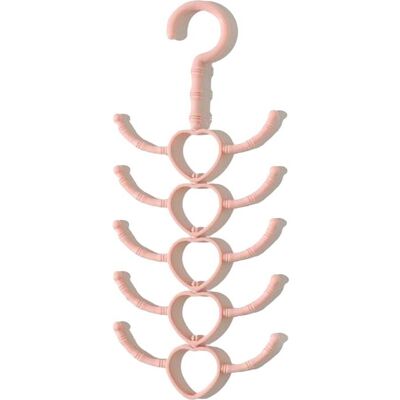 TAPWORKS Pack Di 10 Ganci Rotanti Multi-funzione 10 Filiali, L'Organizzatore Di Vestiti In Plastica TAPWORKS Pack Di 10 Ganci Rotanti Multi-funzione 10 Filiali, L'Organizzatore Di Vestiti In Plastica