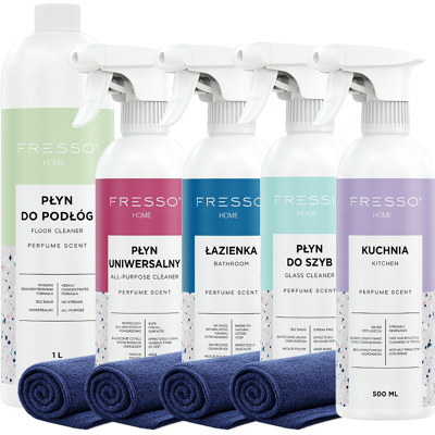 OEM Set Di Detergenti Liquidi Fresso Per La Casa, Il Bagno, La Cucina E I Vetri. OEM Set Di Detergenti Liquidi Fresso Per La Casa, Il Bagno, La Cucina E I Vetri.