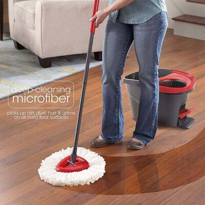 XVX 3 Confezioni Di Ricariche In Microfibra Rossa Per Mocio, Compatibili Con I Modelli Vileda Turbo Mop E 2 In 1. XVX 3 Confezioni Di Ricariche In Microfibra Rossa Per Mocio, Compatibili Con I Modelli Vileda Turbo Mop E 2 In 1.