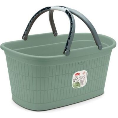 Stefanplast Cesta Bucato Multiuso Ovale Domus Smoke Blue Con Manici 58 X 38 X 29,5 Cm Stefanplast Cesta Bucato Multiuso Ovale Domus Smoke Blue Con Manici 58 X 38 X 29,5 Cm