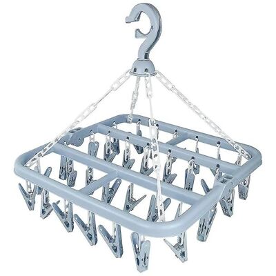 TAPWORKS Asciugatura Calze 32 Ganci Pieghevoli Rotary Rack Di Essiccazione Calzini, E Piccoli Abiti E Risparmio Di Spazio TAPWORKS Asciugatura Calze 32 Ganci Pieghevoli Rotary Rack Di Essiccazione Calzini, E Piccoli Abiti E Risparmio Di Spazio