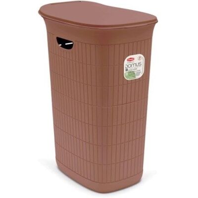 Stefanplast Cesta Portabiancheria Con Coperchio Domus Mocha Mousse 36 Litri Stefanplast Cesta Portabiancheria Con Coperchio Domus Mocha Mousse 36 Litri