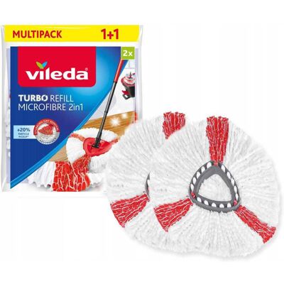 OEM Inserti Per Mocio Rotante Vileda Turbo 2in1, 2 Pezzi. OEM Inserti Per Mocio Rotante Vileda Turbo 2in1, 2 Pezzi.