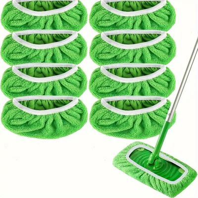 OEM Tamponi Per Scope Riutilizzabili, Adatti Per Moci Piatti, Tamponi Di Ricambio Lavabili, Confezione Da 8, Colore Verde. OEM Tamponi Per Scope Riutilizzabili, Adatti Per Moci Piatti, Tamponi Di Ricambio Lavabili, Confezione Da 8, Colore Verde.