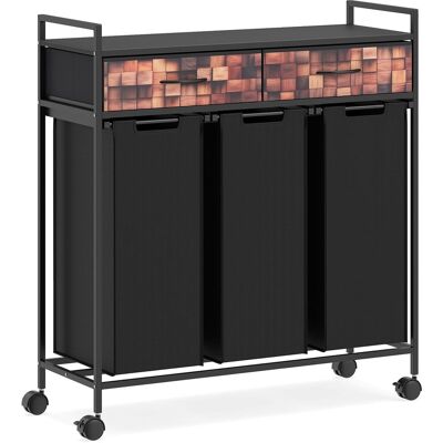 COSTWAY Cesto Biancheria Sporca Portabiancheria Porta Bagno Cassetti Cesta Cestino Mobile Contenitore Sacco 3 Scomparti Salvaspazio Moderno Estraibile Rimovib COSTWAY Cesto Biancheria Sporca Portabiancheria Porta Bagno Cassetti Cesta Cestino Mobile Contenitore Sacco 3 Scomparti Salvaspazio Moderno Estraibile Rimovib