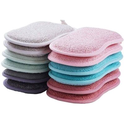 OEM Spugna In Microfibra Lavabile - Confezione Da 10 - Riutilizzabile - Spugna Per Piatti - Ecologica - Lavabile In Lavatrice OEM Spugna In Microfibra Lavabile - Confezione Da 10 - Riutilizzabile - Spugna Per Piatti - Ecologica - Lavabile In Lavatrice