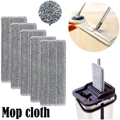 DPZO Set Di 5 Pezzi Di Coperture In Microfibra Per Moci Da Pavimento – Copertura Di Ricambio Per Mocio – Testina Per Mocio Piatto – Panni Per La Pulizia In Microfibra DPZO Set Di 5 Pezzi Di Coperture In Microfibra Per Moci Da Pavimento – Copertura Di Ricambio Per Mocio – Testina Per Mocio Piatto – Panni Per La Pulizia In Microfibra