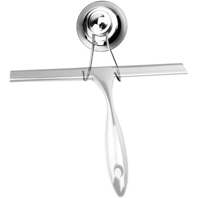 YOTOWN Raschietto/pulitore Per Vetri In Acciaio Inox Con Gancio A Ventosa, Per Piastrelle Del Bagno. YOTOWN Raschietto/pulitore Per Vetri In Acciaio Inox Con Gancio A Ventosa, Per Piastrelle Del Bagno.